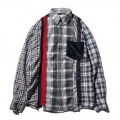 Rebuild by Needles - Inserted 4 Cluths Flannel Shirt - Sサイズ