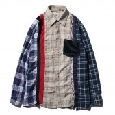 Rebuild by Needles - Inserted 4 Cluths Flannel Shirt - XSサイズ
