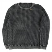 Porter Classic-FRENCH THERMAL CREWNECK - Black