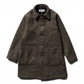 ENGINEERED GARMENTS-EG Workaday Shop Coat - Tri Blend Wool Tweed - Brown