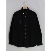MOUNTAIN RESEARCH-B.D. - 動物刺繍 Cotton Flannel - Black