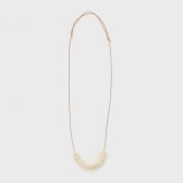 Hender Scheme-not lying jewelry necklace - White