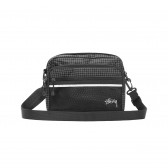 STUSSY-Ripstop Nylon Shoulder Bag - Black