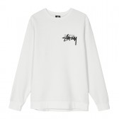 STUSSY-Stock Pig. Dyed Crew - Natural
