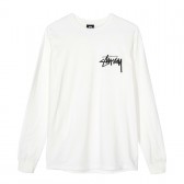 STUSSY-Stock Pig. Dyed Ls Tee - Natural