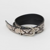 python tanning belt - Black