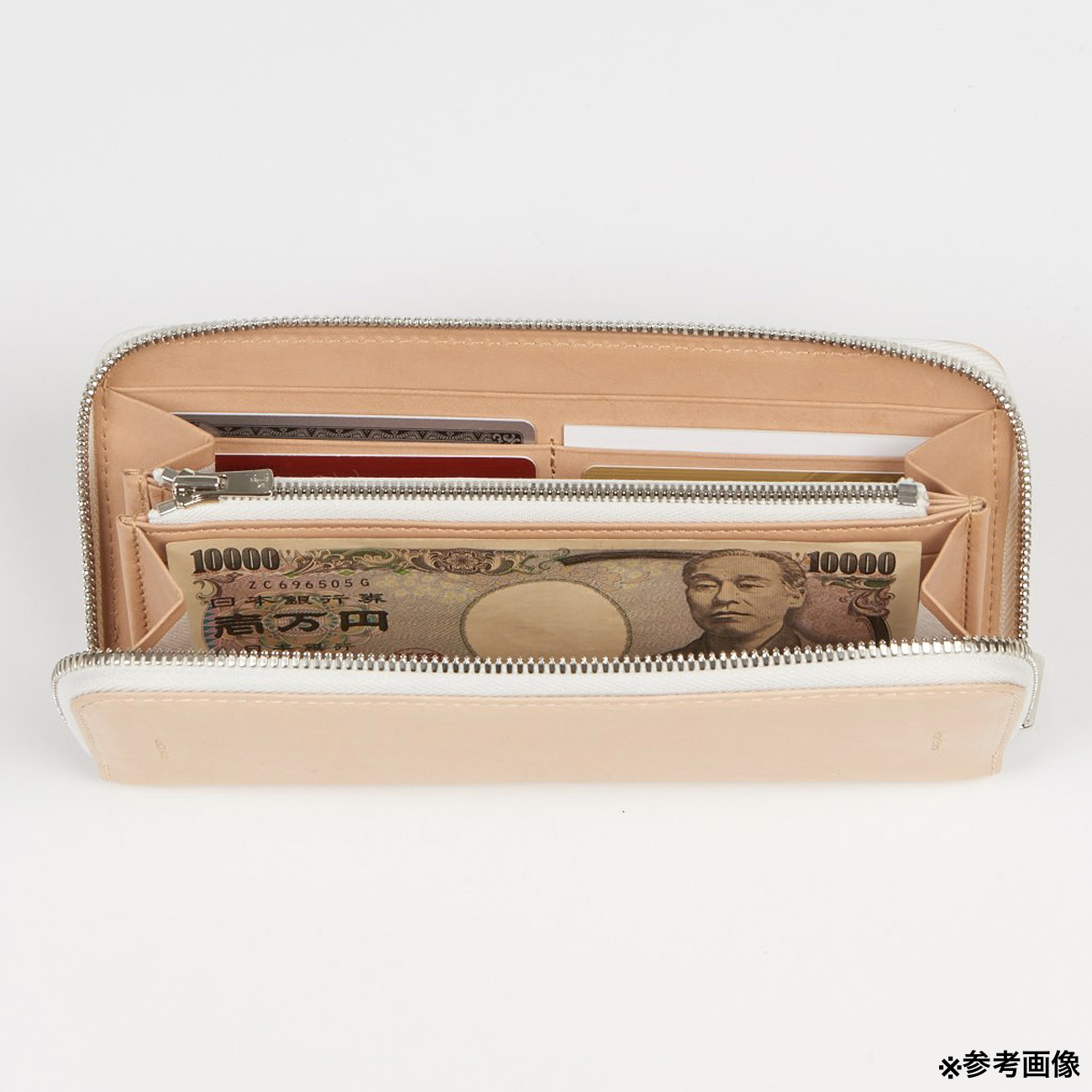 Hender Scheme - long zip purse - Natural