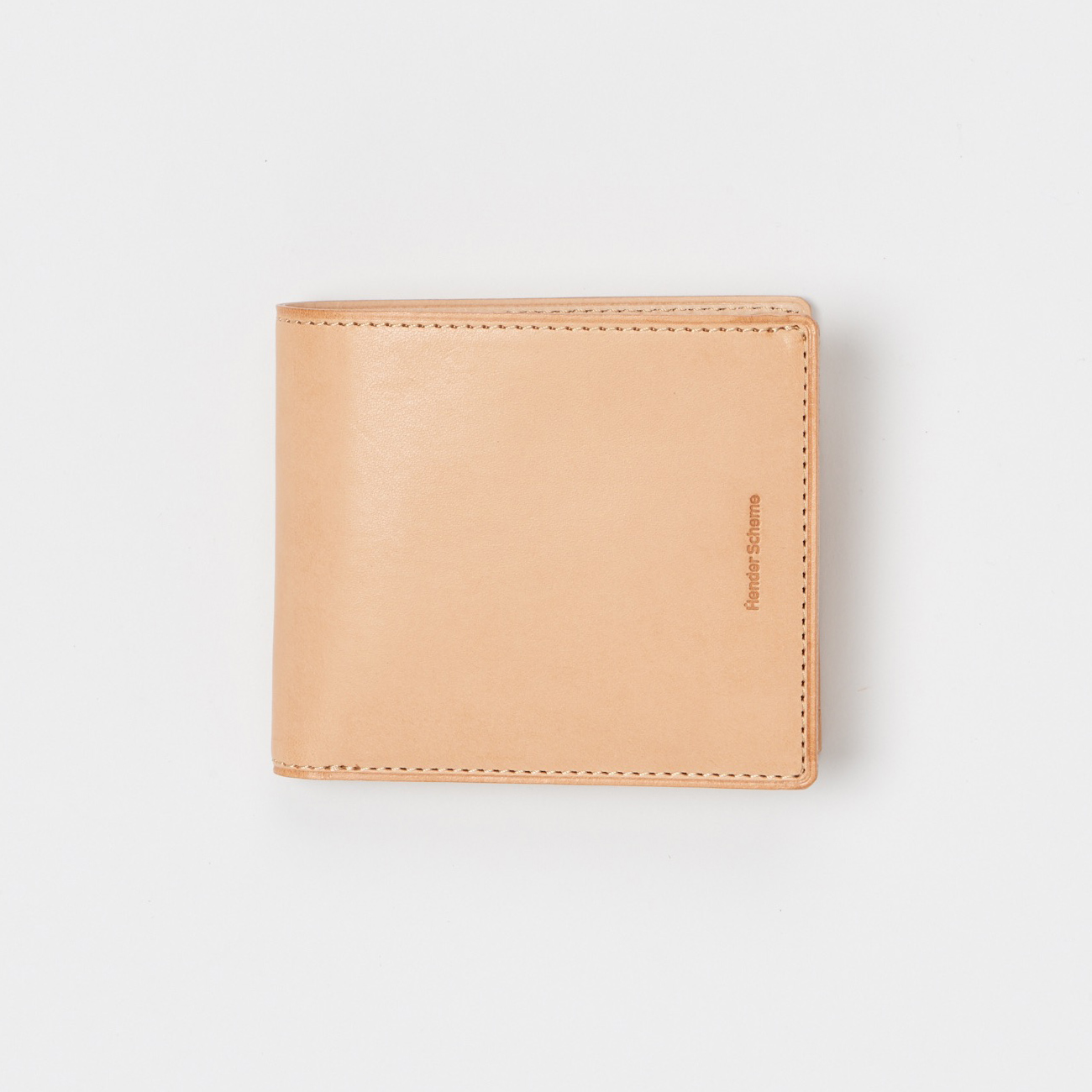 Hender Scheme - half folded wallet - Natural