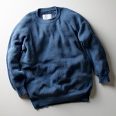 CURLY-ASSEMBLY CREW KNIT