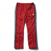 Needles-Narrow Track Pant - Poly Smooth - Red