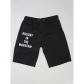 MOUNTAIN RESEARCH-Baggy Shorts - HOLIDAYロゴ - Black