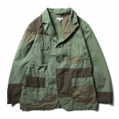 ENGINEERED GARMENTS-Bedford Jacket - Cotton Ripstop - Olive