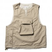 ENGINEERED GARMENTS-Cover Vest - High Count Twill - Khaki