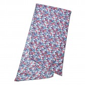 ENGINEERED GARMENTS-Long Scarf - Floral Lawn - Navy:Red:Lt.Blue