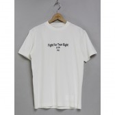 MOUNTAIN RESEARCH-Favorite Track Tee (F.F.Y.R.) - White