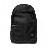 STUSSY-Diamond Ripstop Backpack - Black