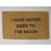 MOUNTAIN RESEARCH-Entrance Mat (Large) - I HAVE NEVER BEEN TO THE MOON - Beige