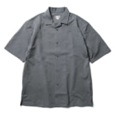 THE NORTH FACE-S/S Open-Collared Knit Shirt - RG ラビットグレイ
