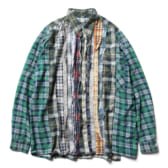 Rebuild-by-Needles-Flannel-Shirt-Ribbon-Shirt-Wide-Fサイズ-168x168