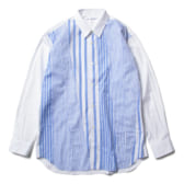 COMME-des-GARÇONS-SHIRT-cotton-poplin-plain-with-yarn-dyed-cotton-stripe-poplin-White-Stripe-168x168