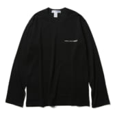COMME-des-GARÇONS-SHIRT-cotton-jersey-plain-with-front-print-logo-CDG-SHIRT-Black-168x168
