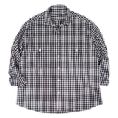 Porter-Classic-ROLL-UP-TRICOLOR-GINGHAM-CHECK-SHIRT-Black-168x168