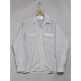 MOUNTAIN-RESEARCH-Open-Collar-Shirt-トライバルAマーク-Gray-Stripe-168x168