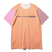 COMME-des-GARÇONS-SHIRT-cotton-jersey-plain-with-CDG-SHIRT-logo-front-L.Pink-Mix-168x168