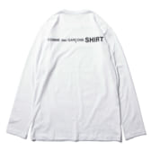 COMME-des-GARÇONS-SHIRT-cotton-jersey-plain-with-back-cdg-SHIRT-logo-White-168x168