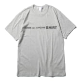 COMME-des-GARÇONS-SHIRT-cotton-jersey-plain-with-front-cdg-SHIRT-logo-Top-Grey-168x168