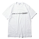 COMME-des-GARÇONS-SHIRT-cotton-jersey-plain-with-front-cdg-SHIRT-logo-White-168x168