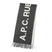 A.P.C.-Angele-マフラー-Charcoal-Gray-168x168