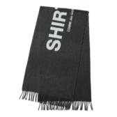 COMME-des-GARÇONS-SHIRT-wool-cloth-on-logo-print-Grey-168x168