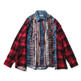 Rebuild-by-Needles-Flannel-Shirt-Ribbon-Shirt-Wide-Fサイズ_1-168x168