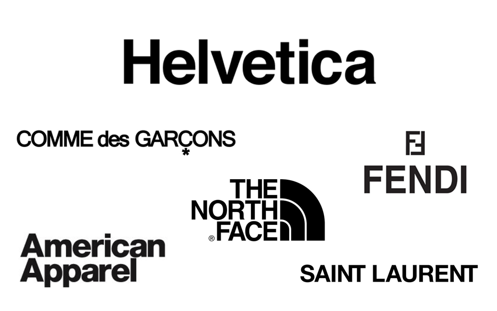 A.P.C.のロゴは「ヘルベチカ(Helvetica)」