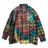 Rebuild-by-Needles-Flannel-Shirt-7-Cuts-Shirt-Tie-Dye-Wide-Fサイズ_1-168x168
