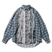 Rebuild-by-Needles-Flannel-Shirt-Ribbon-Shirt-Sサイズ-168x168
