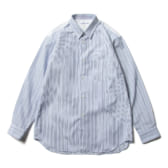 COMME-des-GARÇONS-SHIRT-yarn-dyed-cotton-stripe-poplin-×-cotton-poplin-plain-Stripe-White-168x168