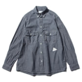 and-wander-CORDURA-indigo-chambray-shirt-M-Navy-168x168