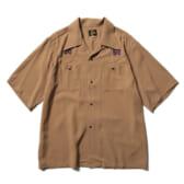Needles-SS-Cowboy-One-Up-Shirt-RPE-Twill-Brown-168x168