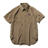 Needles-SS-Work-Shirt-Poly-Cloth-Camel-168x168