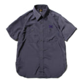 Needles-SS-Work-Shirt-Poly-Cloth-Smoke-Purple-168x168