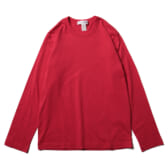 COMME-des-GARÇONS-SHIRT-cotton-jersey-plain-with-CDG-SHIRT-logo-on-back-Long-Tshirt-Red-168x168
