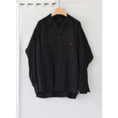 COMOLI-空紡オックス-C.P.Oシャツ-Black-168x168