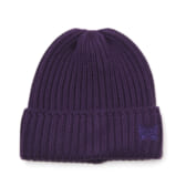 Needles-Watch-Cap-Merino-Wool-Purple-168x168