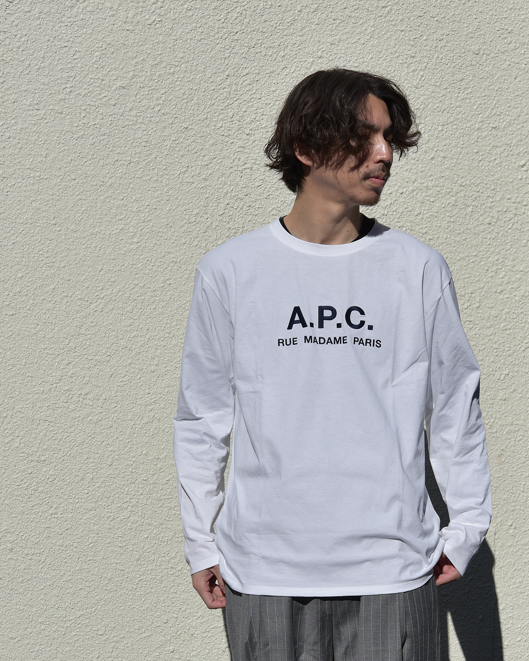 ロゴで魅せるA.P.C.のTシャツ特集！サイズ感とコーディネート最新版も