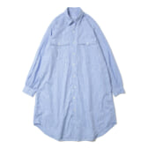 Porter-Classic-ROLL-UP-NEW-GINGHAM-CHECK-SHIRT-DRESS-レディース-Blue-168x168