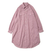 Porter-Classic-ROLL-UP-NEW-GINGHAM-CHECK-SHIRT-DRESS-レディース-Red-168x168