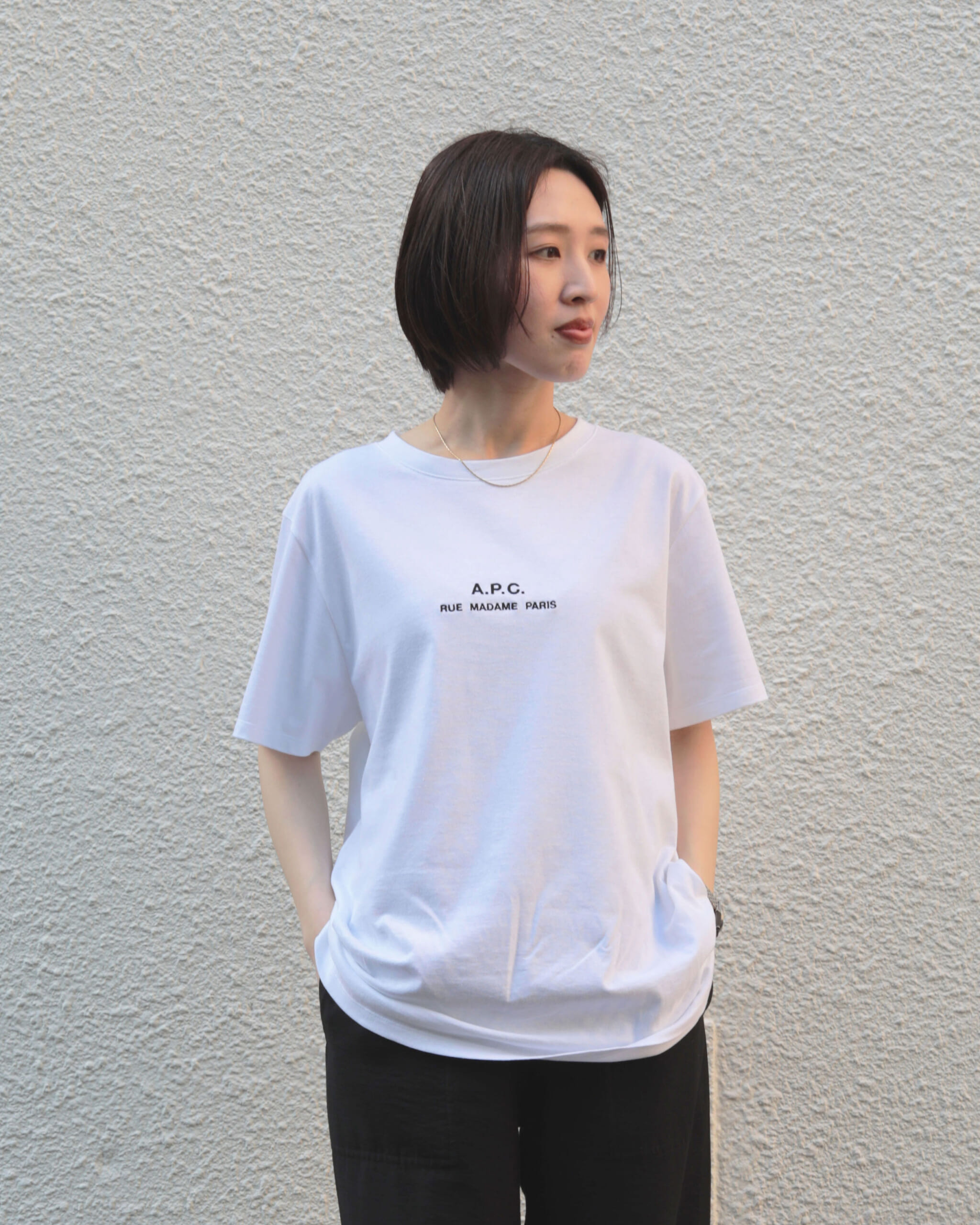 ロゴで魅せるA.P.C.のTシャツ特集！サイズ感とコーディネート