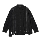 Rebuild-by-Needles-Flannel-Shirt-7-Cuts-Zipped-Shirt-Wide-OverDye-Black-Fサイズ_1-168x168